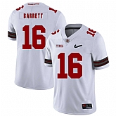 Ohio State Buckeyes 16 J.T. Barrett White Diamond Nike Logo College Football Jersey Dzhi,baseball caps,new era cap wholesale,wholesale hats